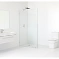 thumbnail image 2 of Vela 45 in. x 78 in. Fully Glass Shower Single Fixed Panel, 2 of 4
