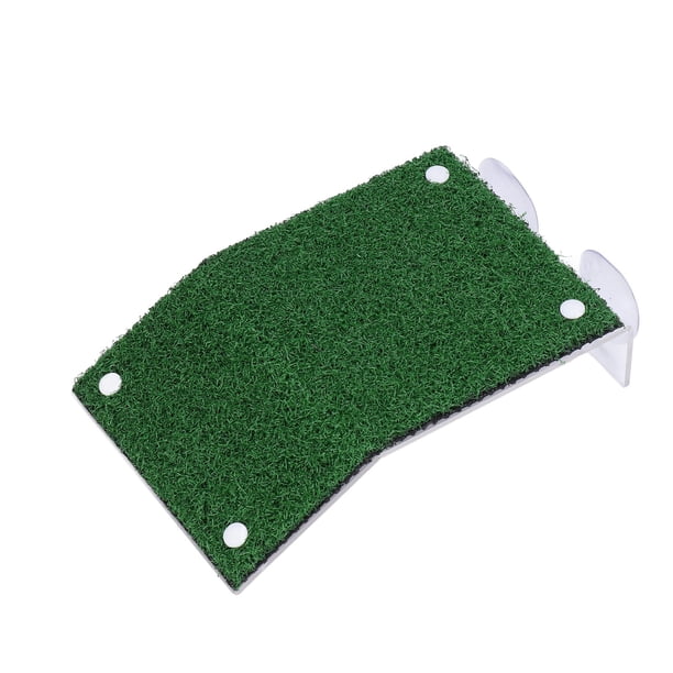 Terraza para escalar césped verde artificial suave que alivia el estrés y mejora su salud Terraza de tortuga que se arrastra para mascotas acuáticas ANGGREK Otros