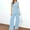 Blue, variant on Women's Summer 2 Piece Outfits 2024 Cap Sleeve V Neck Vest Wide Leg Pant Sets Work Clothes Womens Dress Pants Winter Pants for Women Christmas Party Outfit