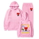 thumbnail image 3 of Conjunto de sudadera y pantalones de Bad Bunny para hombre, ropa deportiva informal, colección de otoño e invierno, 2 piezas, novedad de 2022, 3 of 4