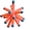 Orange, variant on Atom Ball Sensory Fidget Stress Relief Visual Stimulation Autism ADHD Special Needs Toy