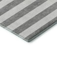 thumbnail image 4 of Addison Rugs Mayfield Washable Transitional Stripes Gray Rectangle Rug, 1'8" x 2'6", 4 of 5