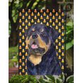 thumbnail image 3 of SS4317GF 11 x 15 Po. Rottweiler Bonbons Maïs Portrait d'Halloween Drapeau de Jardin, 3 of 3