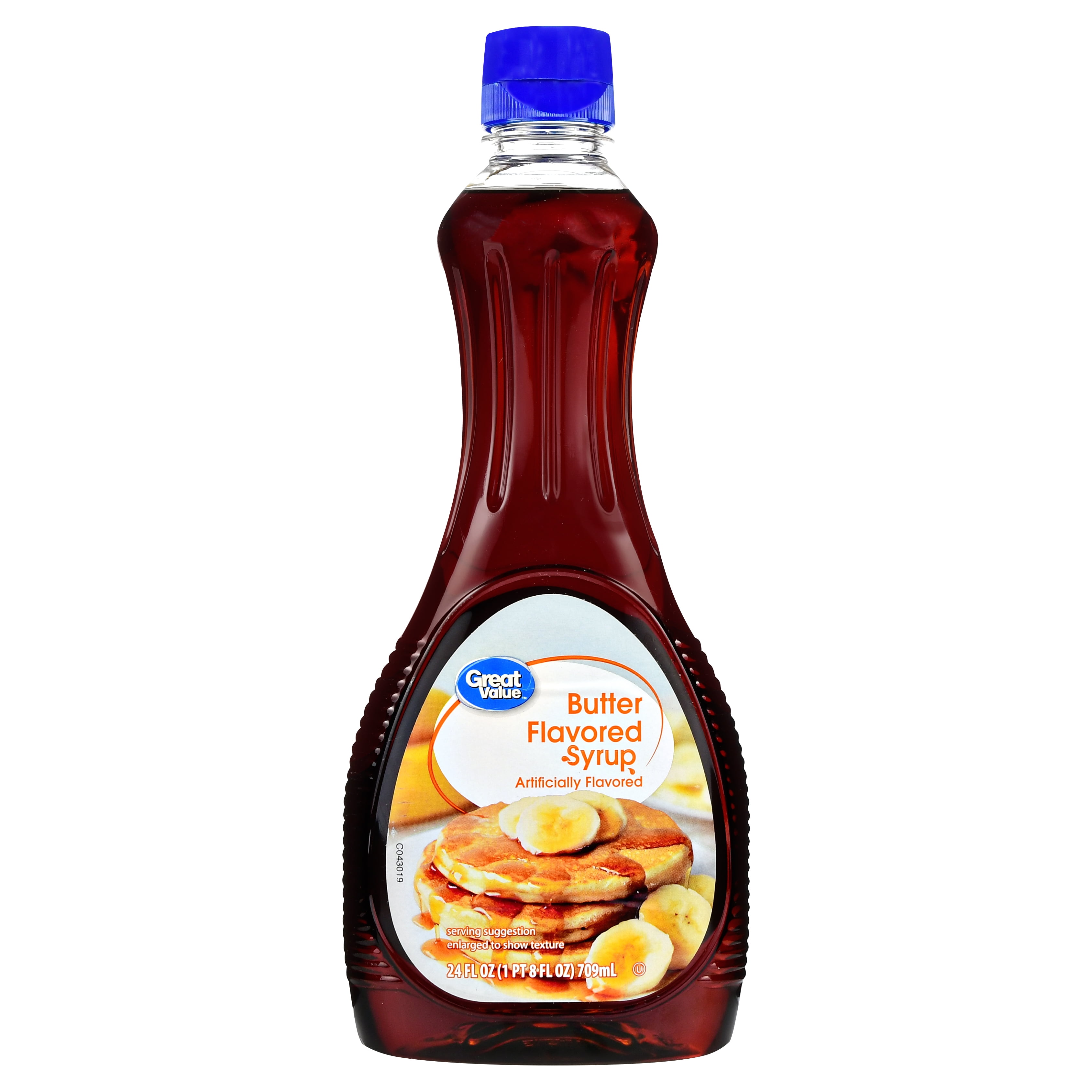 Great Value Butter Flavored Syrup, 24 oz