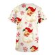 thumbnail image 4 of Puntoco Tops de mujer de manga corta con cuello en V, estampado de uniforme de trabajo con blusa de bolsillo Puntoco Puntoco-2973, 4 of 4