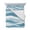 Blue, White, Azure, variant on Quilts Queen Size Bedding Set, Purple Ombre Lightweight Quilted Comforter, Modern Moire Abstract Art Aesthetics Soft Reversible Bedspread Coverlet with Pillow Covers for All Season, 90" x 96"