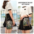 thumbnail image 6 of FORMRS Crossbody Bag for Women Quilted Travel Shoulder Cell Phone Purse with Chain Strap Handbag, White Floral Garden, 6 of 7