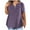 Purple, variant on Womens Tops Trendy Sawvnm Plus Size Tops For Women Sexy V-Neck Blouse Lace Casual Loose Summer Short Sleeve Blouse for Women Purple S