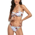 thumbnail image 3 of Traje de baño de moda con sujetador sexy y tirantes, traje de baño dividido de alta elasticidad, nuevo bikini, 3 of 7