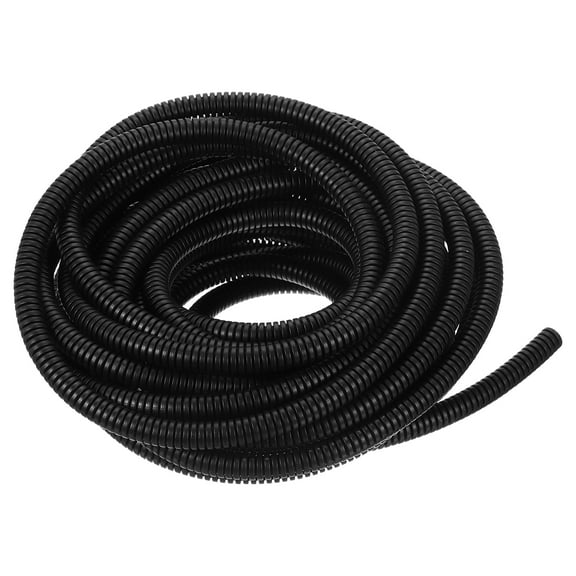 Uxcell Wire Loom Tubing 26FT - 1/4 inch Wire Conduit Cord Protector Cable Sleeves Flexible Electrical Wire Cover