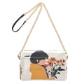 thumbnail image 2 of FORMRS Women Crossbody Purse with Chain Strap Vegan Leather Shoulder Handbag, Cartoon Flowers, 2 of 7