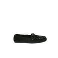 thumbnail image 2 of Time and Tru Women's Studded Faux Suede Moccasin Loafers, 2 of 5