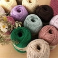 thumbnail image 2 of Xiao Hua T-shirt yarn -1 roll 200G purple shredded fabric yarn, high-quality elastic T-shirt yarn and elastic yarn, suitable for crochet weaving, durable yarn for storage baskets, 2 of 4
