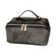 thumbnail image 1 of Uuiauoio PU Leather Travel Makeup Bag, Large Capacity Cosmetic Bag for Women, Waterproof Portable Pouch with Divider, Toiletry Organizer with Handle, 1 of 6