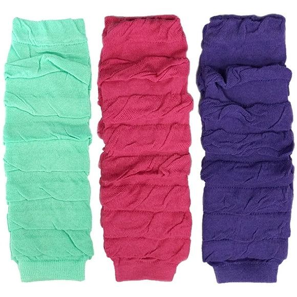 Bowbear Little Girls 3 Pair Layered Ruffles Leg Warmers