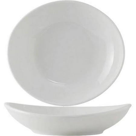 

30 oz. Slant Bowl-Porcelain White