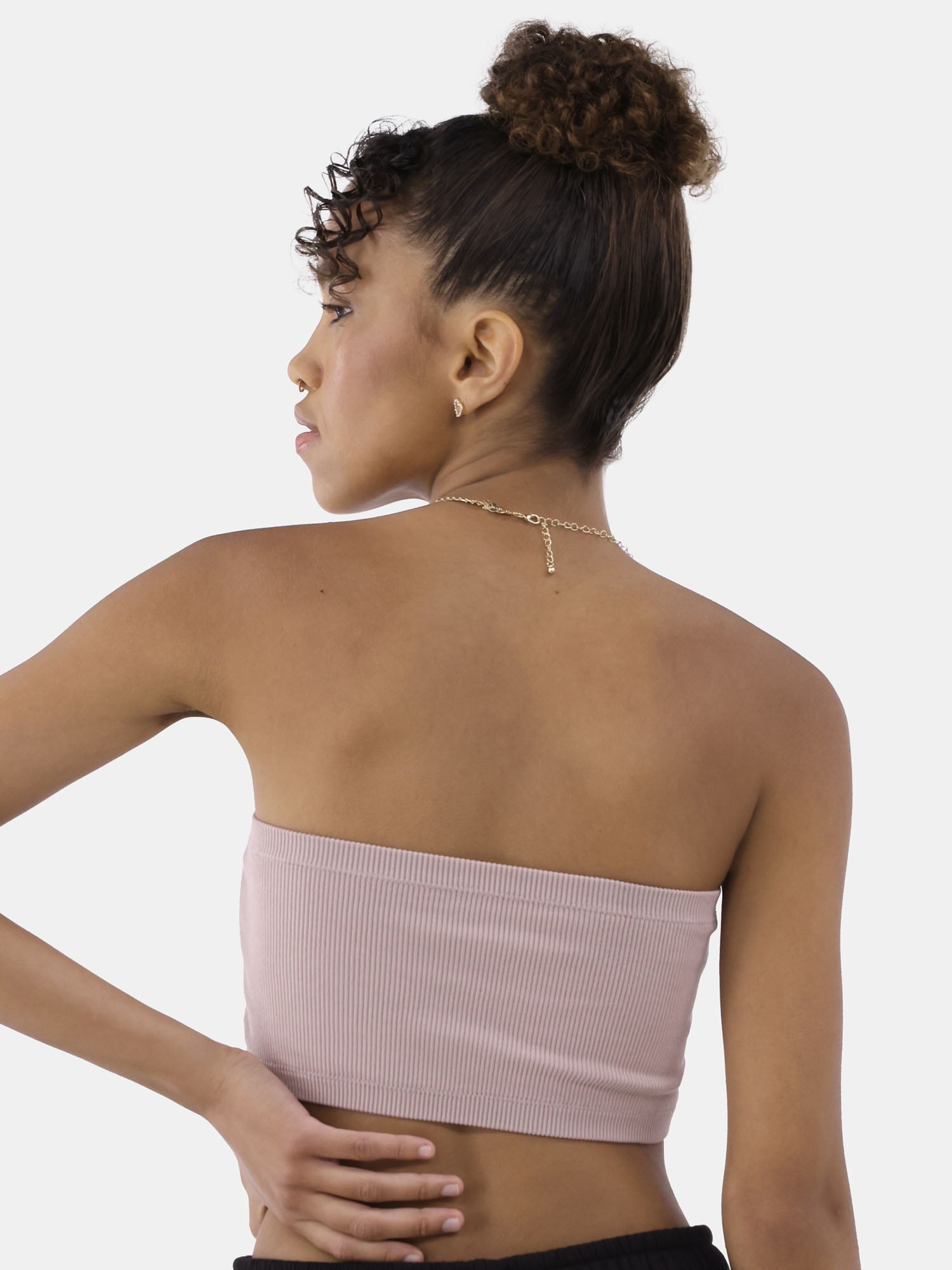 No Boundaries Women's Seamless Bandeau Bra, Sizes XS-XXXL