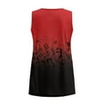 thumbnail image 5 of Jeiento Merry Christmas Snowman T-shirt Womens Sleeveless V Neck Tank Tops Christmas Costume Flowy Pleated Tunic Tops Basic Tee Dressy Workout Shirts Plus Size,4XL, 5 of 7