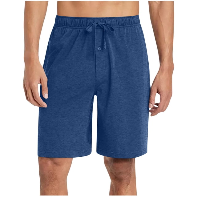 Mgmyaa Men's Casual Shorts Drawstring Elastic Waist Shorts Beach Pants
