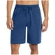 thumbnail image 1 of Pantalones Cortos de Cintura Elástica para Hombre Color Sólido Casual Beach Shorts de Verano con Botón, Algodón de Poliéster, 1 of 7