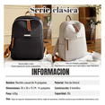 thumbnail image 2 of Mochila Para Laptop Mujer 14 pulgadas Malubero, Beige, 2 of 5