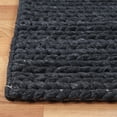 thumbnail image 3 of Superior Aero Hand-Braided Wool Indoor Area Rug, 8' x 10', Black, 3 of 9
