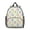 Princess and Flower, variant on Princess and Fairy White Pattern Backpack for School, Cute School Bag with Adjustable Shoulder Straps and Padded Back, 13.8"x11.4"x6"
