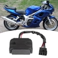 thumbnail image 3 of Rectificador De Motocicleta, Evita La Sobrecarga De La Batería DC 12 V Rectificador De Voltaje De aleación De Aluminio Firme Y Duradero Para SV650 GSF1250S M109R, 3 of 7