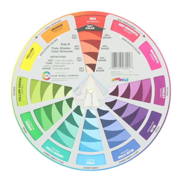 Color Wheel Co CMY Primary Mixing Wheel, 73/4"
