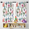 thumbnail image 5 of Blackout Kids Curtains,Pioneer Flower Floral Print Pattern Childrens Insulated Curtains Set Of 2,Bedroom Essentials,Toddler Room Decor 42"x54", 5 of 5