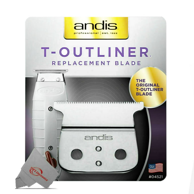 ANDIS T-OUTLINER 替刃 04521 2個セット Two Pcs Andis T-Outliner 04521 Carbon-Steel Close-Cutting