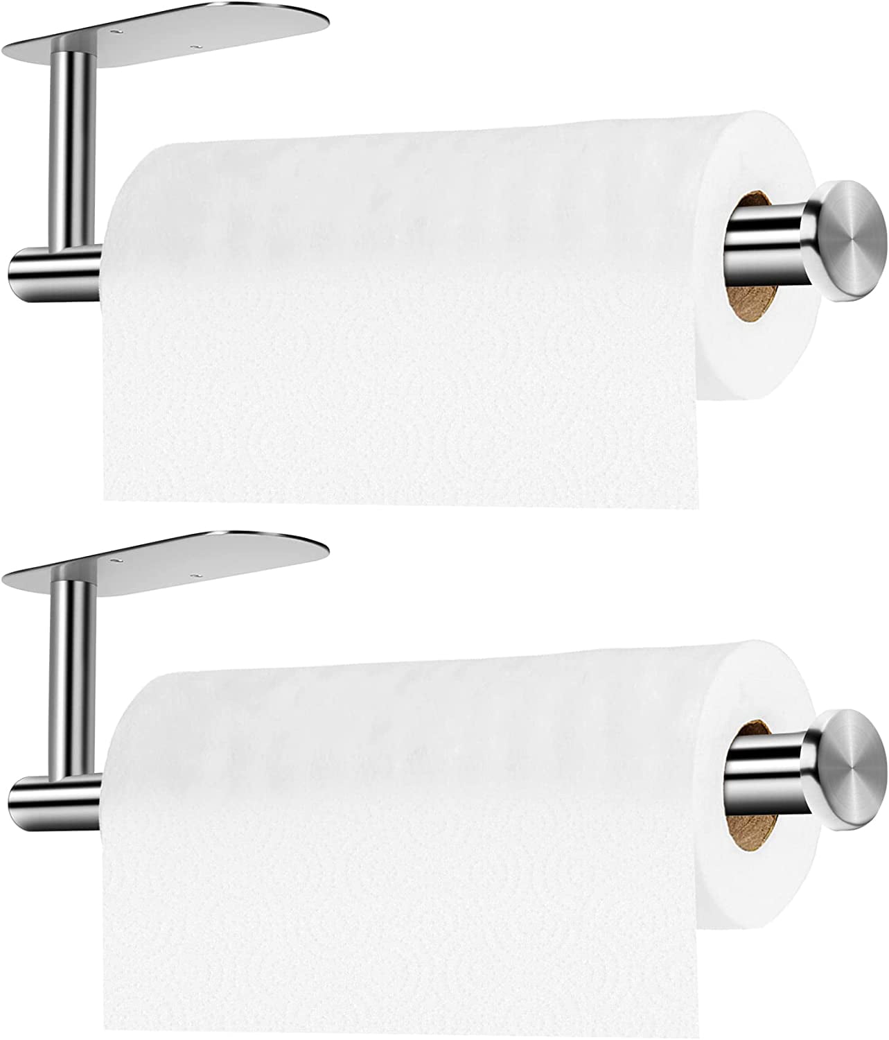 SSAWcasa Kitchen Roll Holder Under 2 Pack, Paper Towel Holder