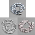 thumbnail image 6 of LICEWO Ice Cuban Necklace Adjustable Length Chain Showstoppers for Party Daily Wear, 6 of 20