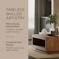 thumbnail image 4 of Maven Lane Artemis Contemporary Wooden Coffee Table in Refined Brown Finish, 4 of 7