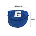 thumbnail image 3 of Summer savings kladzum Dog Hat Adjustable Dog Sun Hat with Earhole Chin Strap Dog Cats Puppy Costume Cap Hat on Clearance, 3 of 6