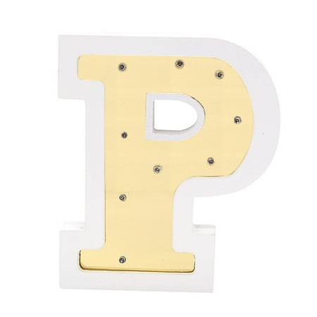 

LED Letter Lights Light Up White Plastic Letters Standing Hanging N~&