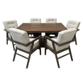 thumbnail image 4 of Comedor Paris 6 Sillas, Lino Beige, Chapa De Parota, 160x100 cm, 4 of 9