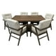 thumbnail image 4 of Comedor Paris 6 Sillas, Lino Beige, Chapa De Parota, 160x100 cm, 4 of 9