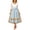 Multicolor#3, variant on Women's Oktoberfest Dress Plus Size Dirndl Dress Floral Print Sleeveless V Neck Cocktail Dress with Adjustable Waist Tie A Line Traditional Bavarian Dress for Women