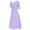 Purple, variant on Dress For Women Formal Wedding Bridesmaid High Waist Party Prom Gown Elegant Lace Cocktail Dress Stylish Solid Pattern Material Above Length Sashes Decoration