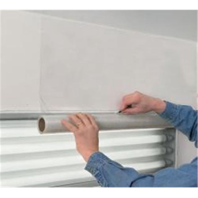 Film de Protection Blanc de 48 Po X 200 Pi de Mur de Cabine