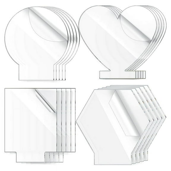 20 x Clear Acrylic Sheet-transparent