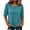 Navy, variant on Womens Tops 1/2 Sleeve Round-Neck Comfy Pullover Regular Tops