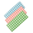 thumbnail image 3 of Mainstays 3pk Hand Towels, 100% Soft Cotton, Gingham, 3 of 5