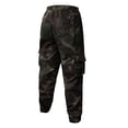 thumbnail image 4 of IAJDKMEK Men's Cotton Cargo Pants - Loose Fit Multi-Pocket Work Trousers and Hiking Pants for Casual Wear and Active Lifestyle,Camouflage S, 4 of 8