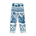 thumbnail image 4 of Kdxio Sea Underwater Jellyfish Print Men's Sleep Pajama Pant Lounge Pants with Pockets, 4 of 8