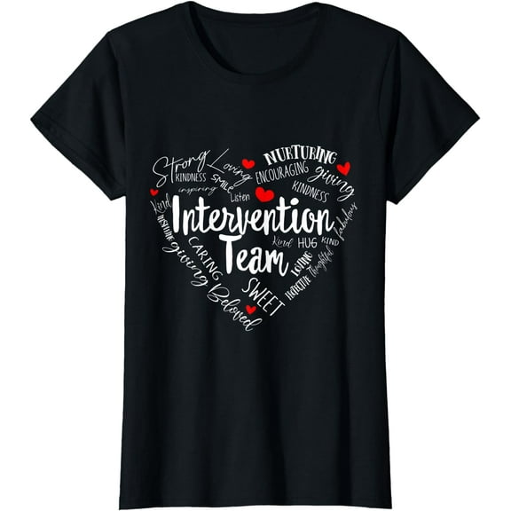 Intervention Teacher Specialist Squad Para Intervention Team T-Shirt