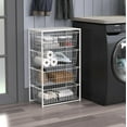 thumbnail image 2 of Closetmaid 432700 4 Drawer 22"W Wire Basket Free Standing Dresser Style Wire Basket Closet, 2 of 5