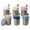 6 Colors Lid, variant on Novelinks 6 Pack Overnight Oats Containers with Lids,Glass Lunch Breakfast Containers, 16 Oz Cup Oat Yogurt Containers with Spoon,Portable Reusable Jars,6 Colors