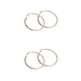 thumbnail image 4 of Pendientes redondos de Oro rosa Sonducket para niña con orificio para la oreja, 4 of 6